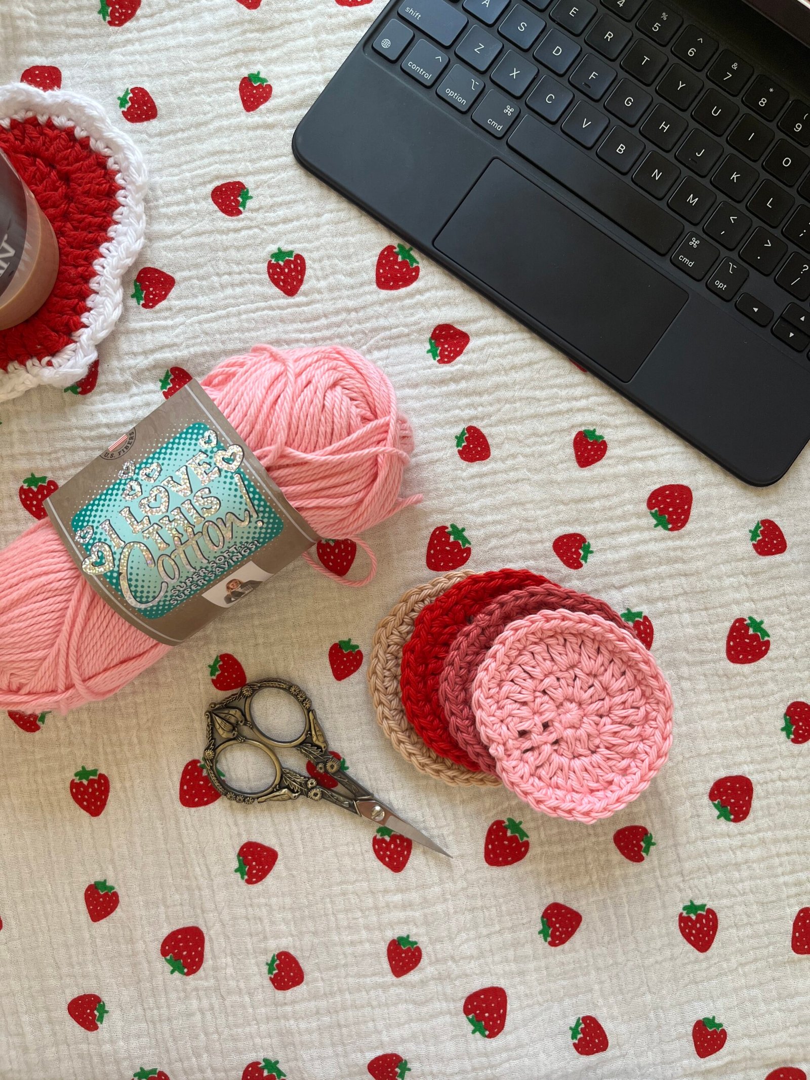 Crochet Cotton Pad Free Pattern